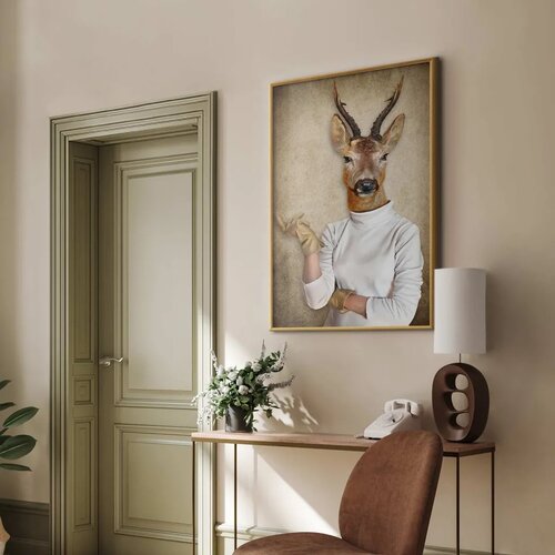  Plakat - Lady of the House 21x30 Zlatni okvir Slike