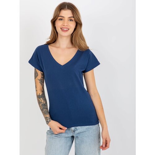 Vikki T-shirt-VI-TS-035.01P-navy blue Slike