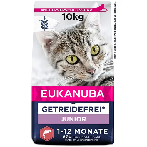 Eukanuba Kitten Grain Free bogata lososom - 2 x 10 kg