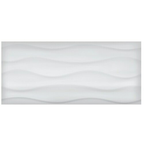 Decocer by Cinca Glow Zidna pločica Onda (25 x 55 cm, Siva, Sjaj) Slike