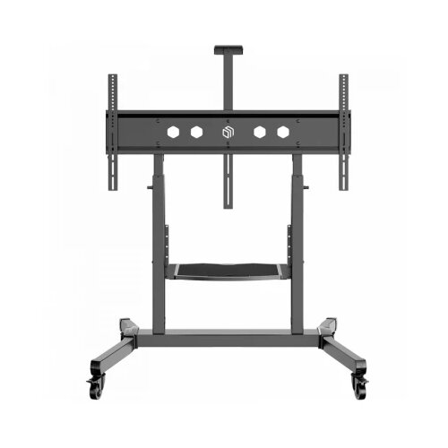 ONKRON Mobile TV Stand Rolling TV Cart for 50 to 100-Inch Screens up to 120 kg, black Cene
