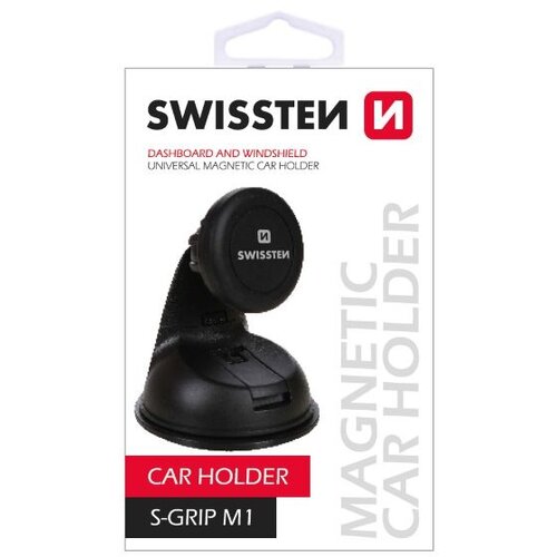 Swissten držač za mobitel, magnetski, za staklo ili upravljačku ploču S-GRIP M1 Cijene