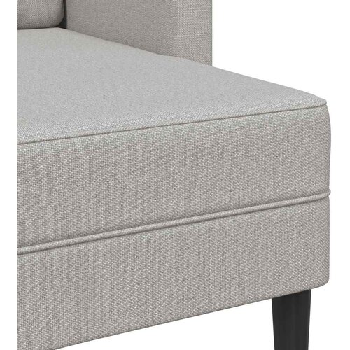 SOFA 2-sjed s ležaljkom u obliku slova L oblak siva 125 cm Slike