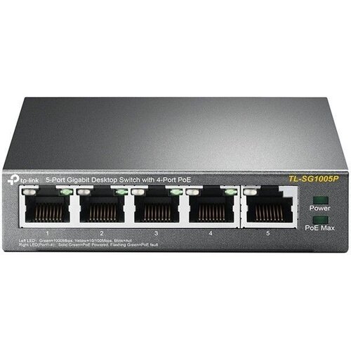 Tp-link SG1005P Mettal sa 4 PoE-Ports Cene