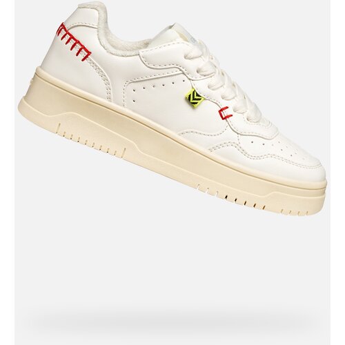 Geox Cream Girls' Sneakers Lestrella - Girls Cene