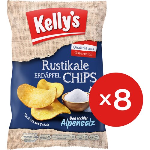 Kelly's Rustikalni krompirjev čips - alpska sol - 880 g Cene