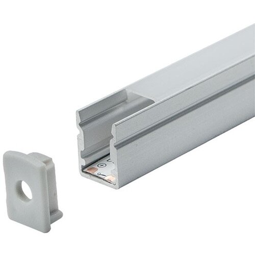 Mitea Lighting aluminijumski profil za led trake nadgradni set sa difuzorom 10x13x2000mm MA624 Cene