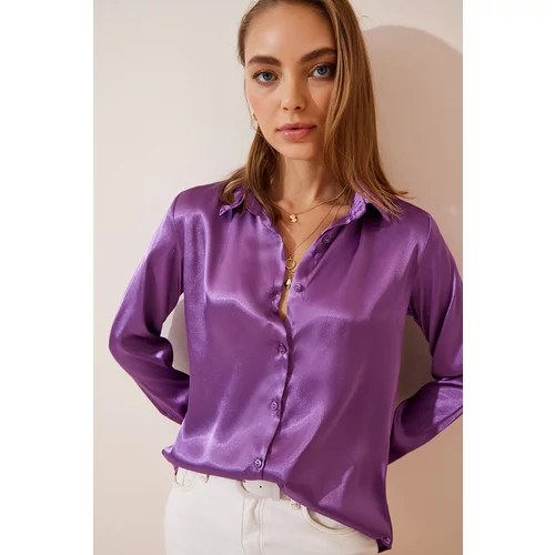 Happiness İstanbul Shirt - Purple - Regular fit