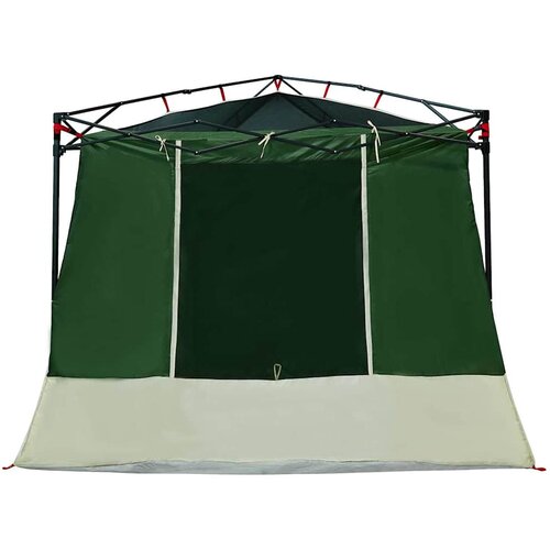  Unutarnji &amp;scaron;ator s krovom Zelena 290 x 288 x 234 cm taft Slike