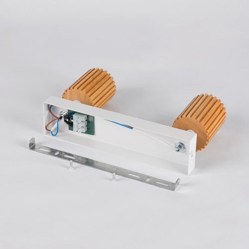  Brilagi - Stropno spot svetlo MODERN WOOD 2xGU10/8W/230V drvo/bela Slike