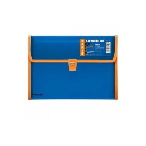 Foldermate Mapa harmonika A4 s 12 pregrada, s kopčom, Pop Gear Plus art. 11038, plava Slike