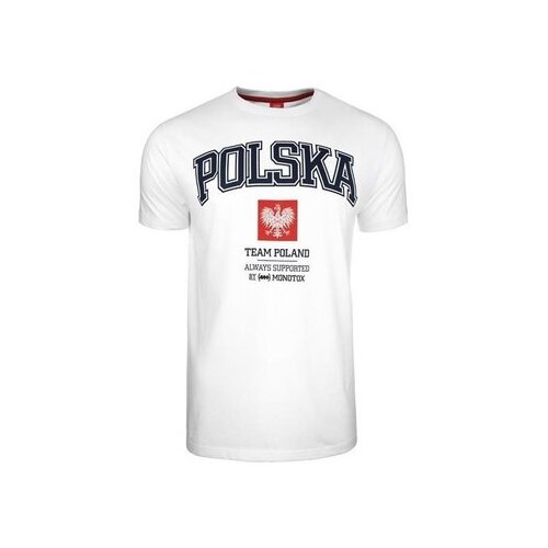 Monotox Majice s kratkimi rokavi Polska College Bela Slike