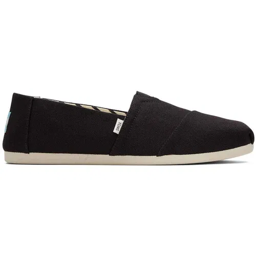 Toms Alpargata BLack Recycled Cotton Canvas