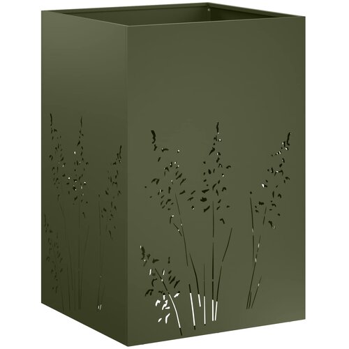  Vrtna saksija 2 kom. Maslinastozelena 50 x 50 x 75 cm Slike