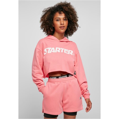 Starter Black Label Ladies Starter Cropped Hoody pinkgrapefruit Cene