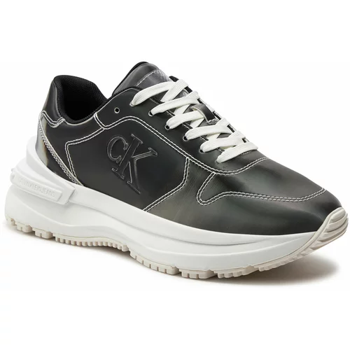 Calvin Klein Jeans Superge Chunky Runner Low V Mg Dc YW0YW01424 Metallic Silver/Bright White 0I0