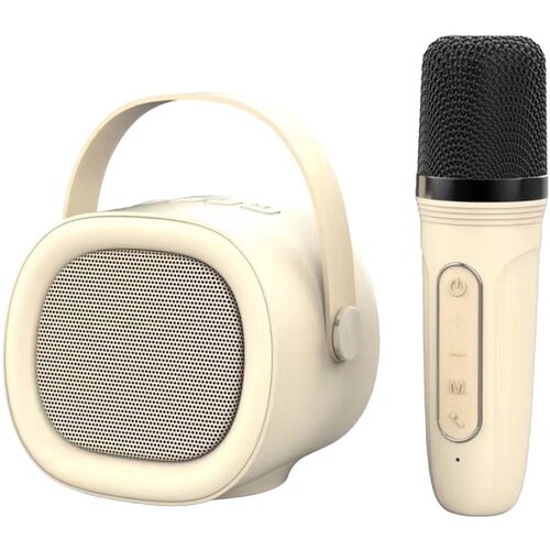 INF Prenosni Karaoke Bluetooth 5.3 Zvočnik z Brezžičnim Mikrofonom, HIFI Zvok White, (5000141433) Cene