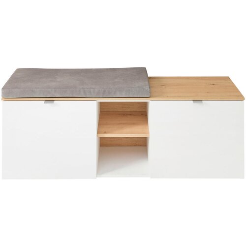 XORA GARDEROBNA KLOP bela, hrast artisan Cene