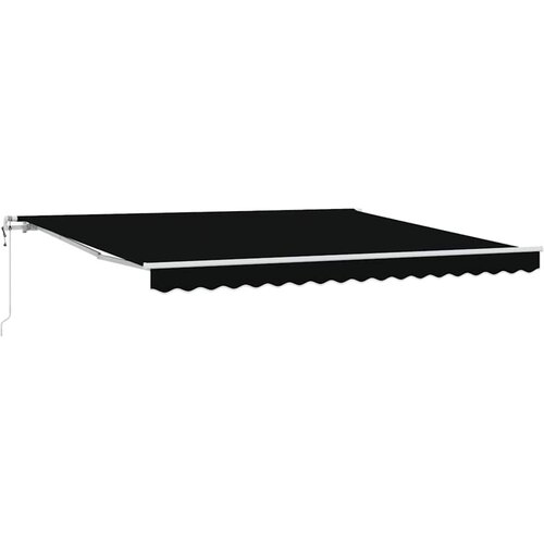 VidaXL Retraktilna tenda 400 &amp;times; 300 cm Črna, (5000045823) Slike