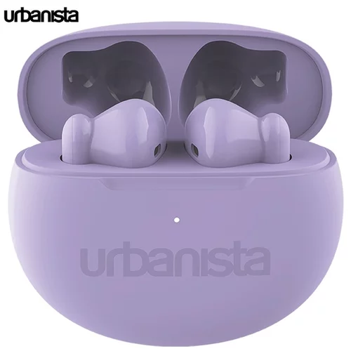 Urbanista brezžične slušalke Austin, Bluetooth 5.3, TWS, do 20 ur predvajanja, upravljanje na dotik, IPX4 vodoodpornost, USB Type-C, vijolične