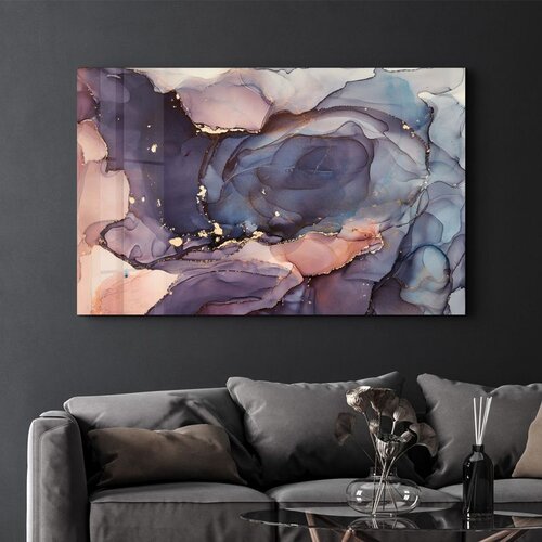 WALLXPERT Dekorativna slika na kaljenom staklu, 46x72cm, Šareno Cene