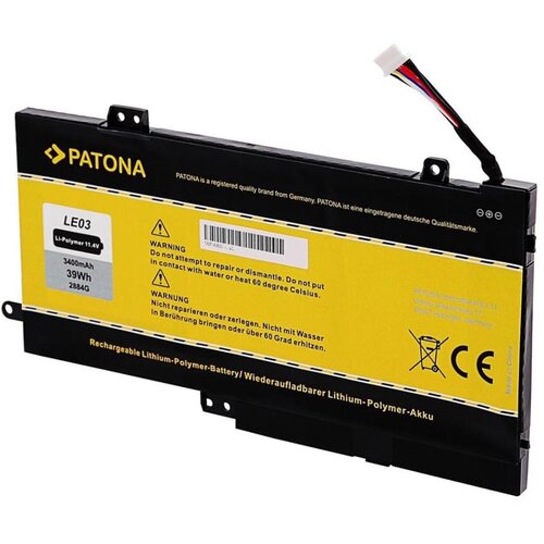 Patona - Baterija za HP Envy x360 m6 3400 mAh Li-Pol 11,4 V LE03XL Slike