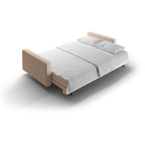 Cosmopolitan Design Bež raztegljiva sedežna garnitura s prostorom za shranjevanje 222 cm Bali &amp;ndash; Slike