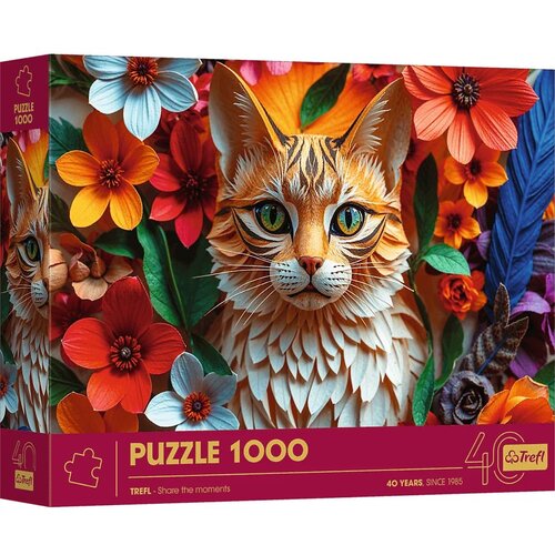 Trefl 3D Puzzle 40th anniversary of - Cat 40040 - 1.000 delova Slike