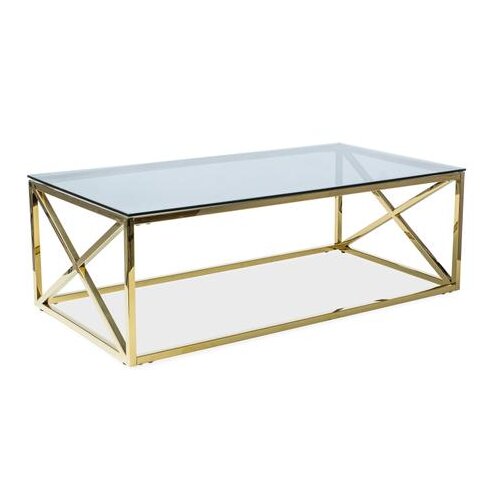  KLUB STOL ELISE A 120*60*40 CM ZLATNI Cijene
