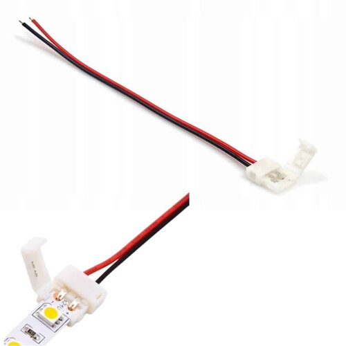 MasterLED konektor za led trakove tipa 2835 in 3528 (8mm) enostranski s kablom 15 cm Slike