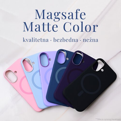  Torbica Magsafe Matte Color iPhone 16 6.1 ljubičasta Cene