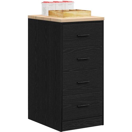  Garažni ormar za odlaganje crni 40x51x85 cm masivne borovine Cijene
