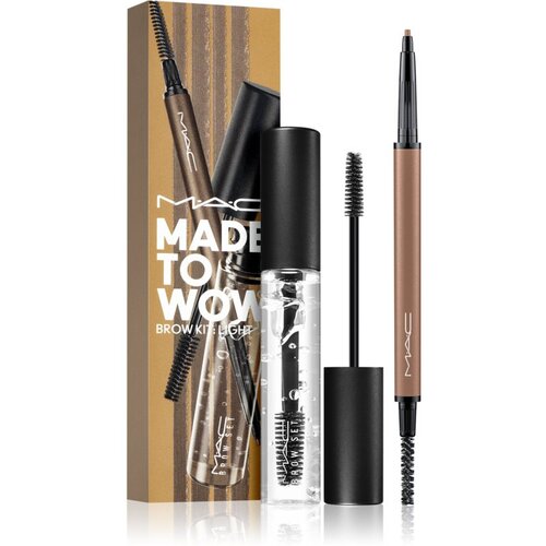 MAC Cosmetics Made To Wow Brow Kit poklon set za obrve nijansa Light Cijene