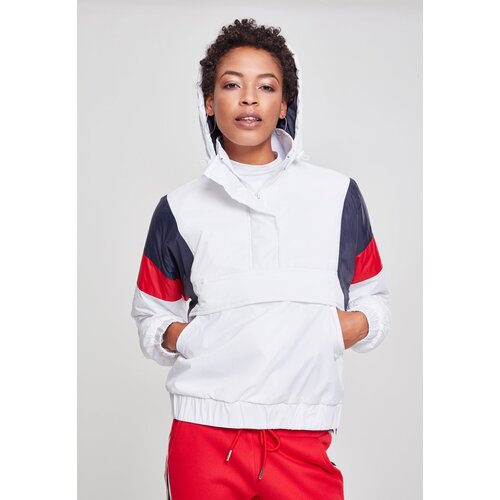 UC Ladies Women&amp;#039;s 3-Tone Padded Tug Jacket White/Navy/Fiery Red Slike