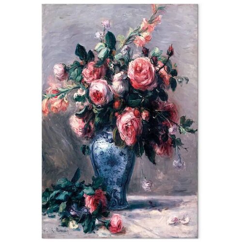  Slika - Pierre-Auguste Renoir &amp;ndash; Vase of Roses 80x120 Standard Slike
