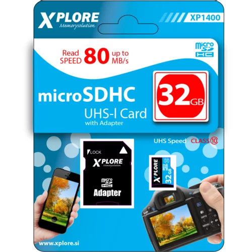 Xplore MICRO SD 32GB 80MB XPLORE