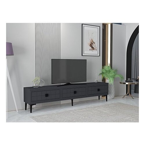 Hanah home tv polica yuka 180 anthracite Slike