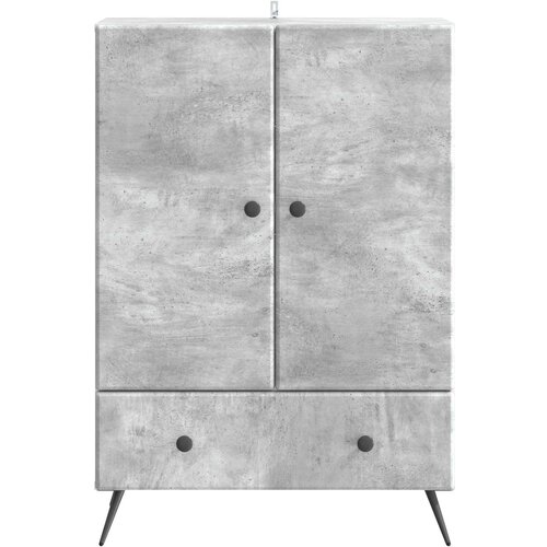  Kreveta Betonska siva 66 x 34,5 x 95 cm Konstruirano drvo Slike