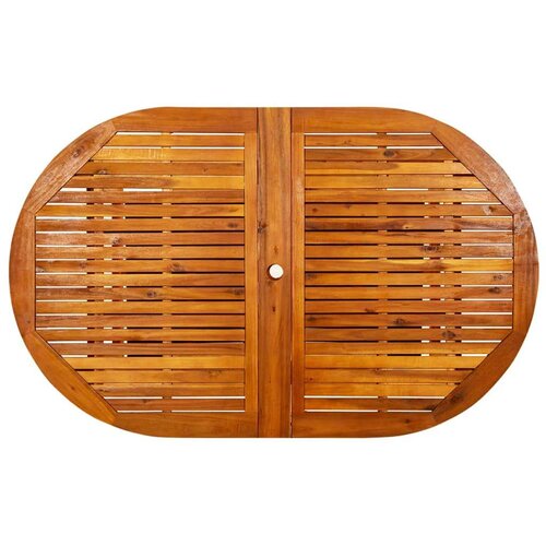 VidaXL Vrtni blagovaonski stol (160 - 240)x100x75 cm od drva bagrema Slike