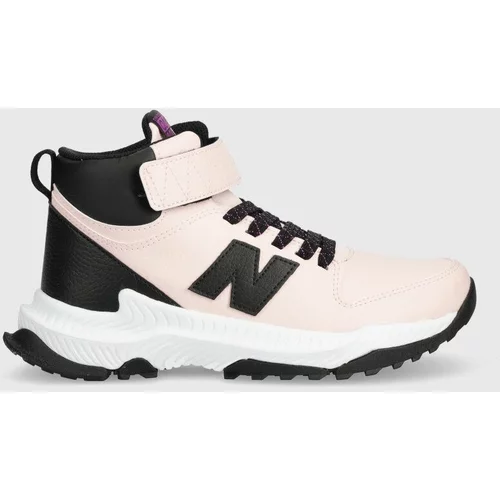 New Balance Otroški zimski usnjeni čevlji GT800TP3 roza barva