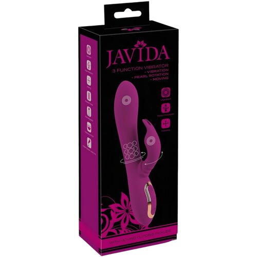 Javida 3u1 rotirajući vibrator s kuglicama (ljubičasti) Slike