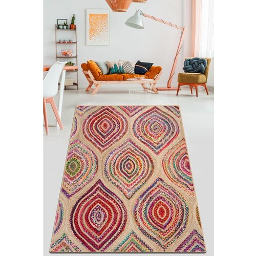 Conceptum Hypnose cavita - cotton multicolor hall carpet (80 x 100) Slike