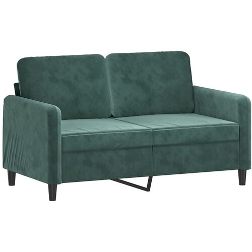 Maison Chic Dvosed kavč - Sofa - Kanape temno zelen 120 cm žamet, (21727060) Cene