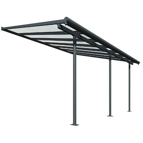 Palram – Canopia Terasni nadstre&scaron;ek Sierra (&Scaron; x G: 434 x 299 cm, Antracit, Prozorna) Cene