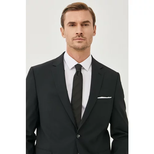 ALTINYILDIZ CLASSICS Men's Black Regular Fit Comfortable Cut 4 Drop Suit