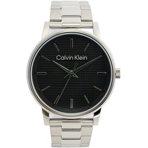 Calvin Klein Analogna ura 'Linked' črna / srebrna Cene