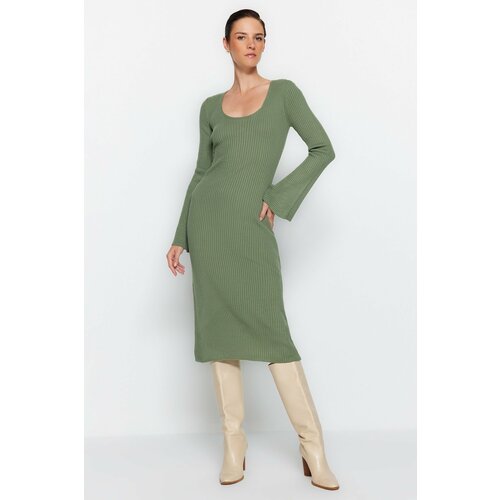 Trendyol Dress - Khaki - A-line Cene