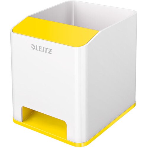 Čaša za olovke pvc četvrtasta wow leitz 53631016 bijela/žuta Cijene