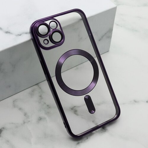Maska camera protect magsafe za iphone 14/ ljubičasta Slike