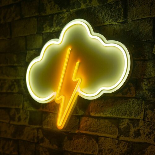 Wallity dekorativna led rasveta thunder storm, 28x44x2cm, bela Cene